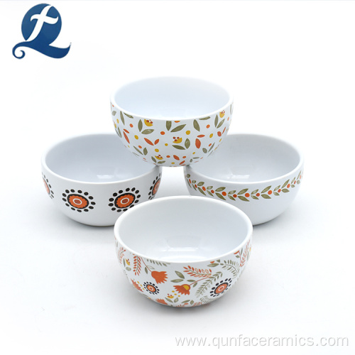 Custom Printed Chinese Pattern Ceramic Bowls